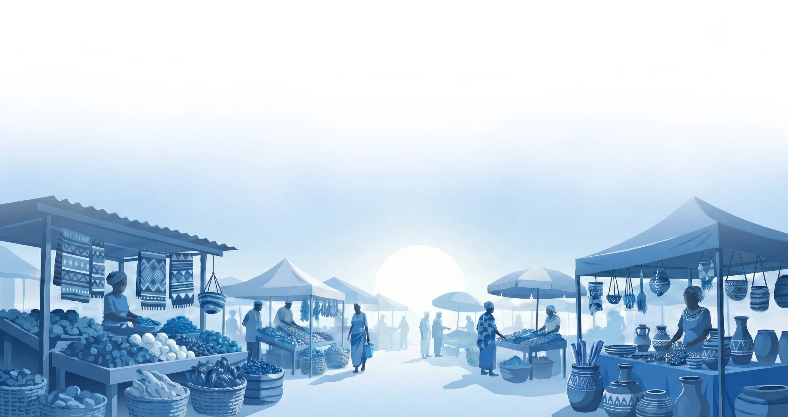 African Market Scene