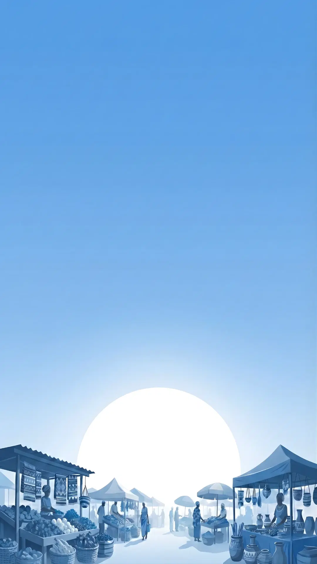 African market background